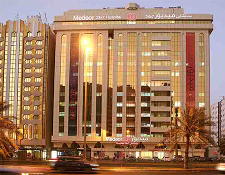 Medeor 24x7 Hospital, Abu Dhabi, Abu Dhabi, PO Box 40330,